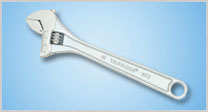 Adjustable spanners chrome finish Taparia